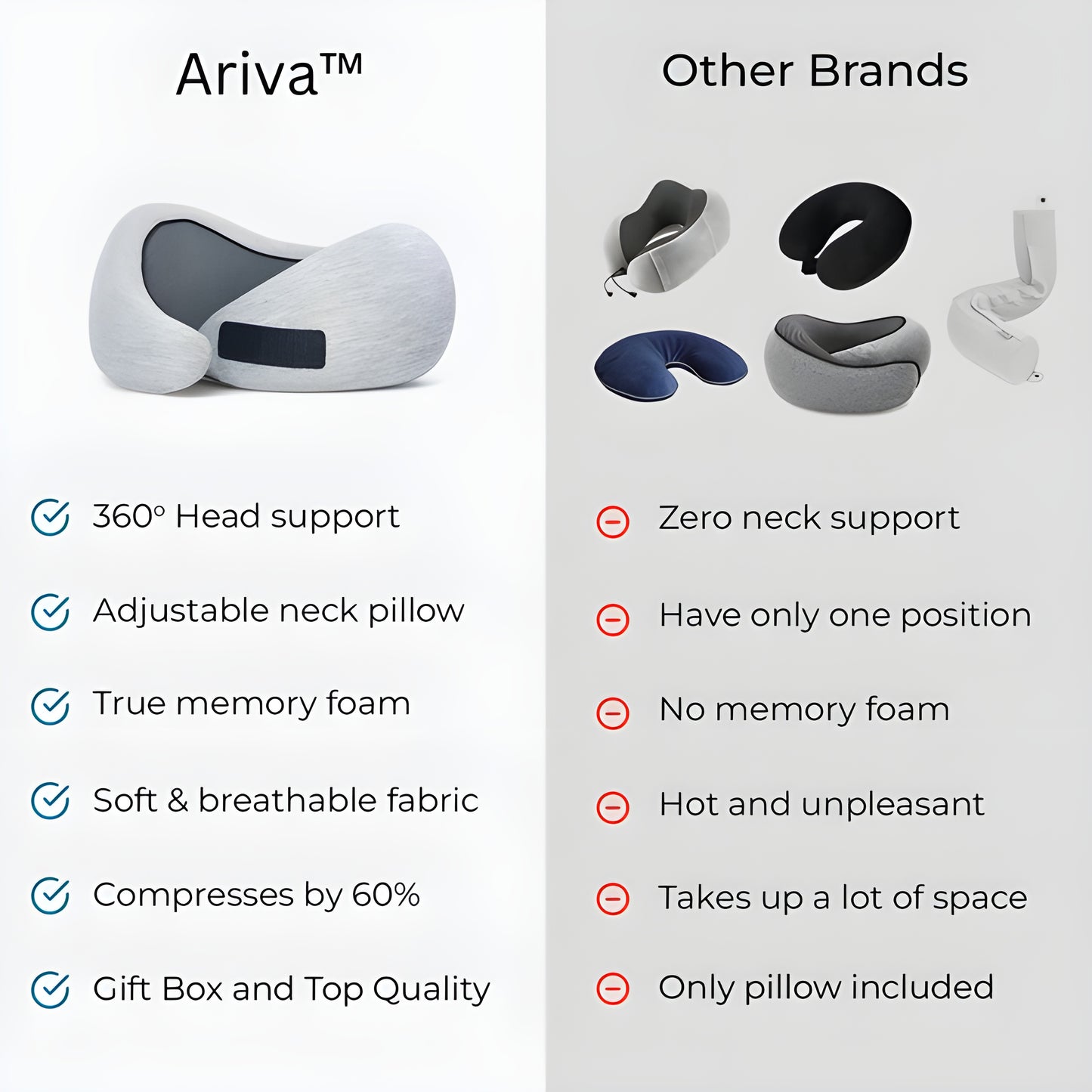 Ariva™ Travel Pillow